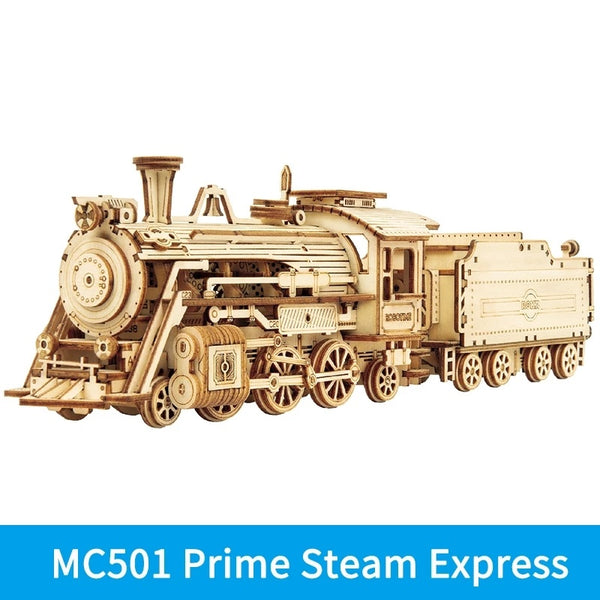 DIY 3D Wooden Puzzle Kits – Cars, Trains, Trucks!