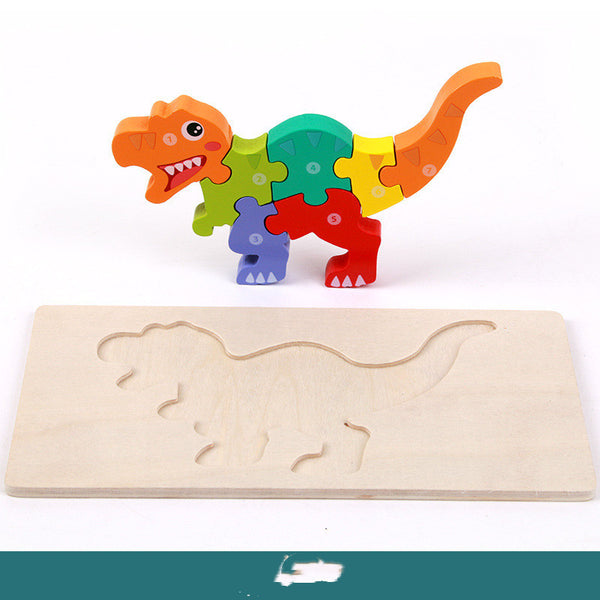 Montessori Wooden Dinosaur Blocks!