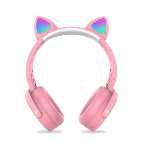 Cute Cat Push Pop Headphones For Kids