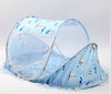 Portable Baby Folding Mosquito Net light blue