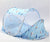 Portable Baby Folding Mosquito Net light blue