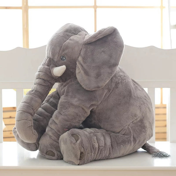 Elephant Pillow for Your Baby Gray