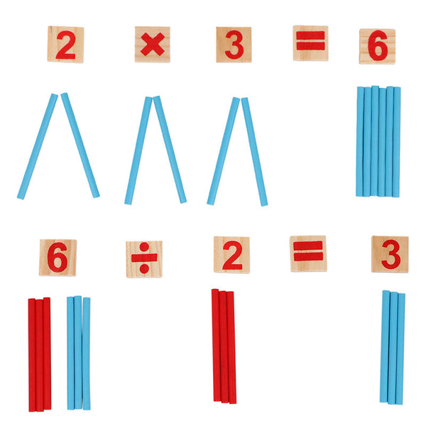 Wooden Math Toy for Early Education