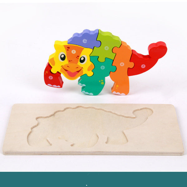 Montessori Wooden Dinosaur Blocks!