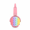 Cute Cat Push Pop Headphones For Kids