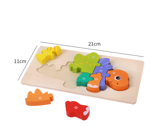 Montessori Wooden Dinosaur Blocks!