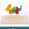 Montessori Wooden Dinosaur Blocks!