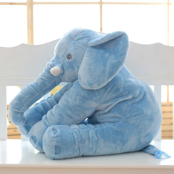 Elephant Pillow for Your Baby Blue