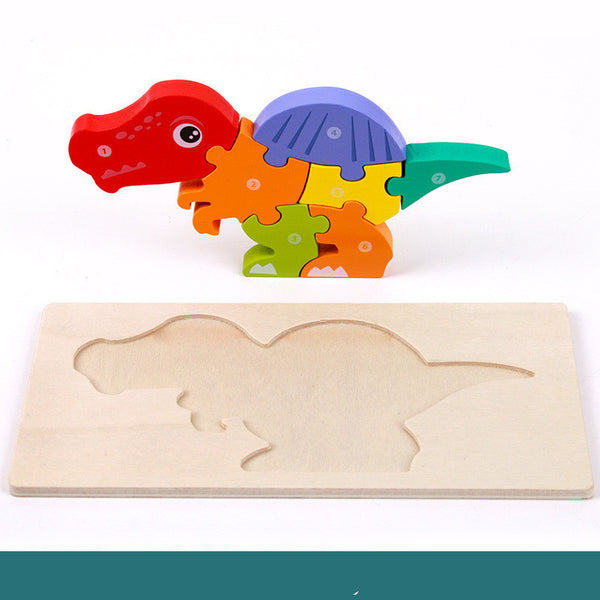 Montessori Wooden Dinosaur Blocks!